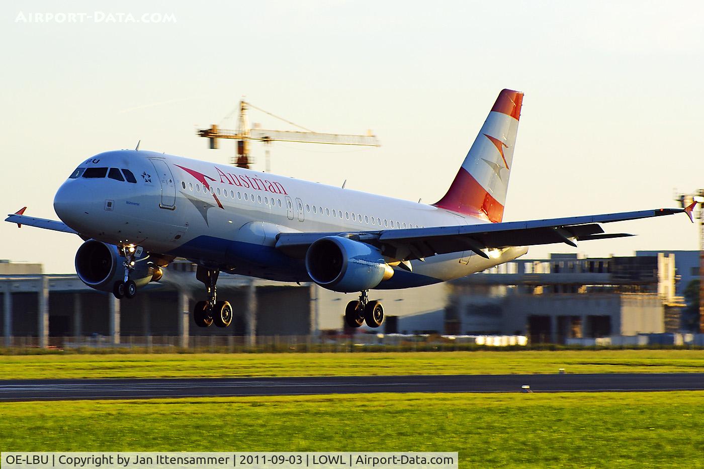 OE-LBU, 2001 Airbus A320-214 C/N 1478, OE-LBU @ LOWL