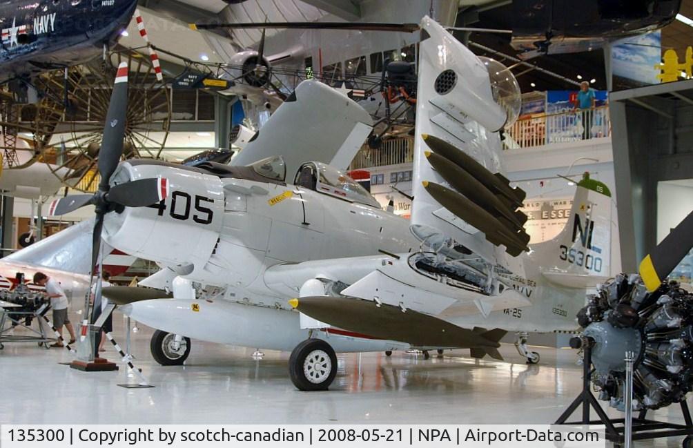 135300, Douglas A-1H Skyraider C/N 9944, Douglas A-1H Skyraider at the National Naval Aviation Museum, Pensacola, FL