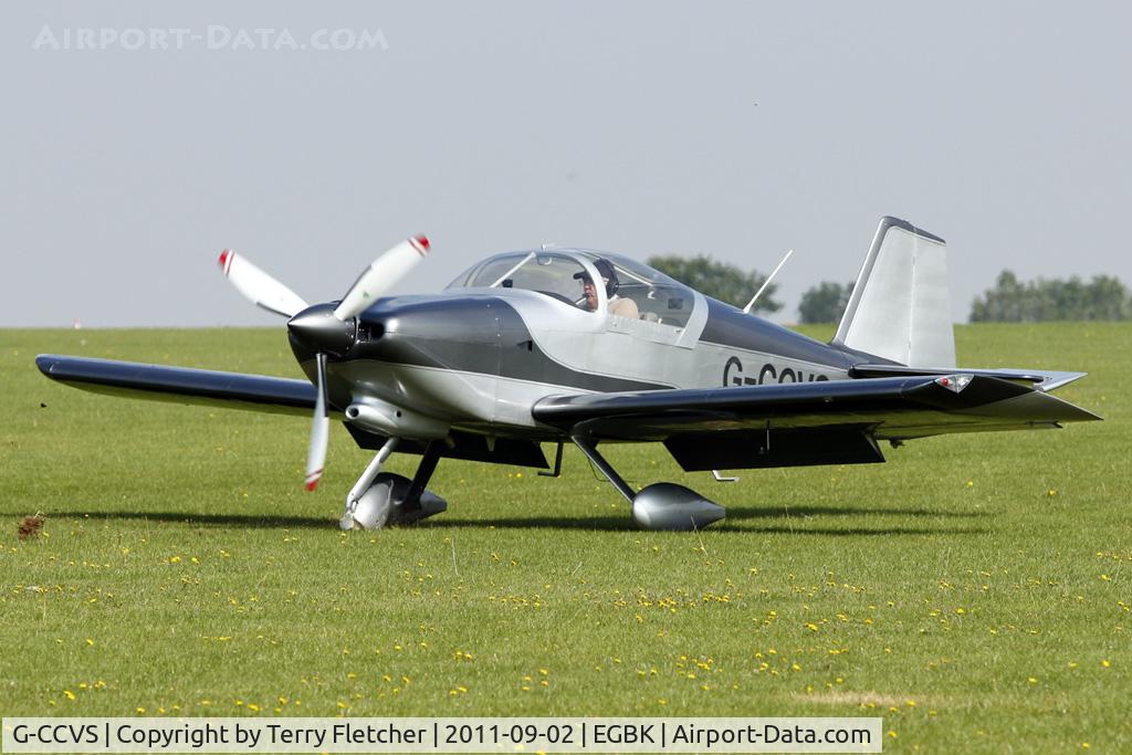 G-CCVS, 2010 Vans RV-6A C/N PFA 181A-13413, RV-6A suffered nose wheel damage on landing at 2011 LAA Rally