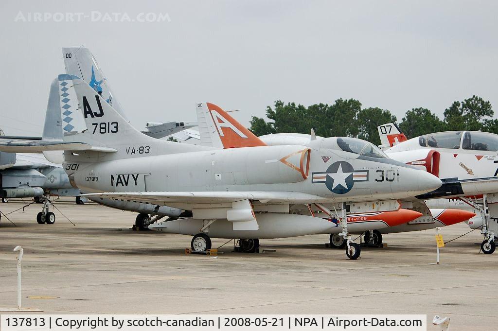 137813, Douglas A-4A Skyhawk (XA4D-1) C/N 10710, Douglas A-4A Skyhawk (XA4D-1) at the National Naval Aviation Museum, Pensacola, FL