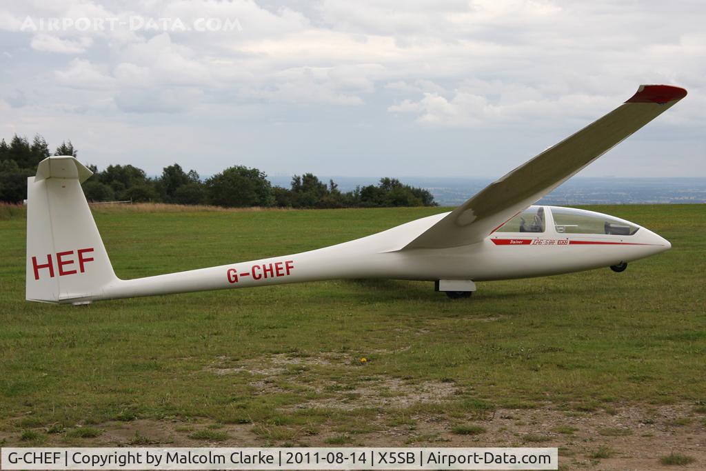 G-CHEF, Elan DG-500 Trainer C/N 5E53T20, Elan DG-500 Trainer at Sutton Bank, N Yorks, August, 2011.