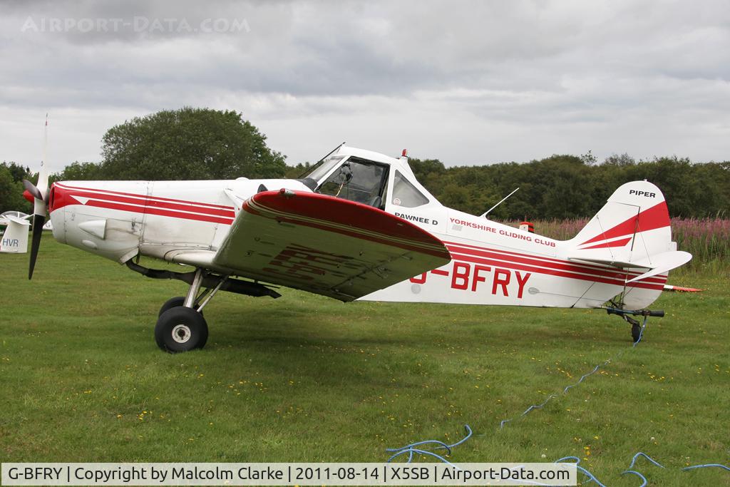 G-BFRY, 1974 Piper PA-25-260 Pawnee C/N 25-7405789, Glider tug Piper PA-25-260 Pawnee D at Sutton Bank, N Yorks, August, 2011.