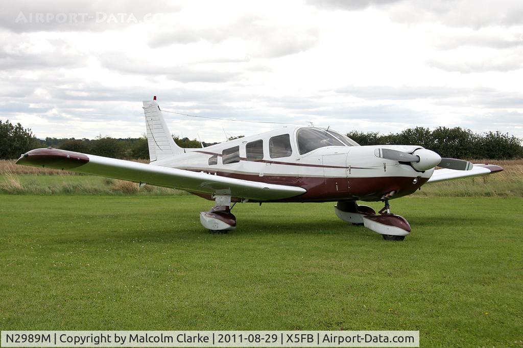N2989M, 1977 Piper PA-32-300 Cherokee Six Cherokee Six C/N 32-7840062, Piper PA-32-300 Cherokee Six at Fishburn Airfield, UK, August 2011.