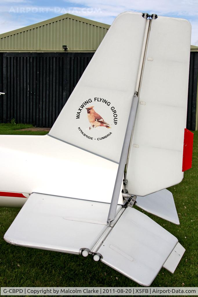 G-CBPD, 2003 Comco Ikarus C42 FB UK C/N PFA 322-13863, Ikarus C42 FB UK at Fishburn Airfield, UK, August 2011.