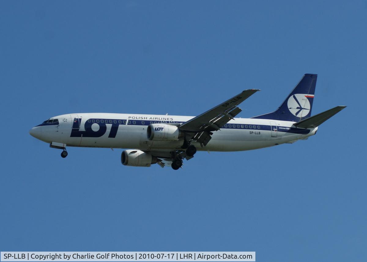 SP-LLB, 1993 Boeing 737-45D C/N 27156/2492, London-Heathrow, July 17, 2010