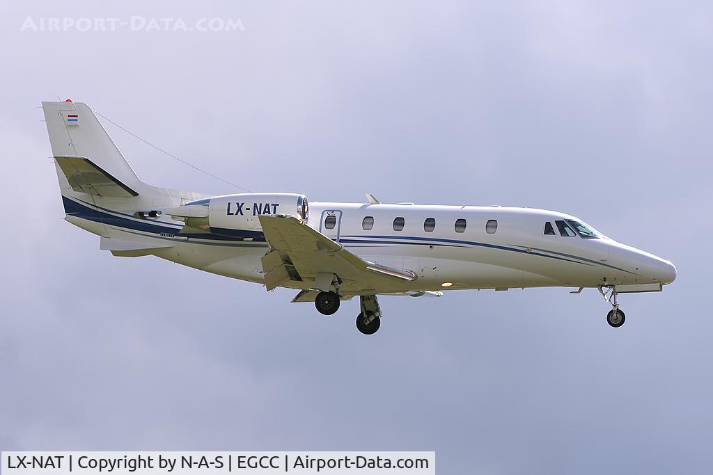 LX-NAT, 2005 Cessna 560XL Citation  XLS C/N 560-5564, Arriving 23R