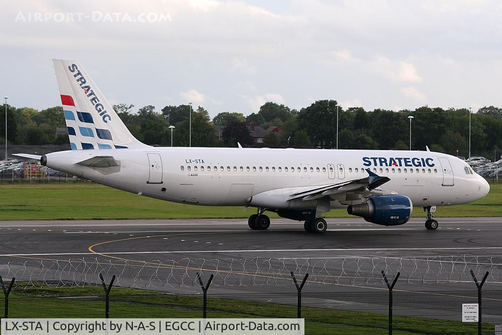 LX-STA, 1993 Airbus A320-212 C/N 446, Departing 23R
