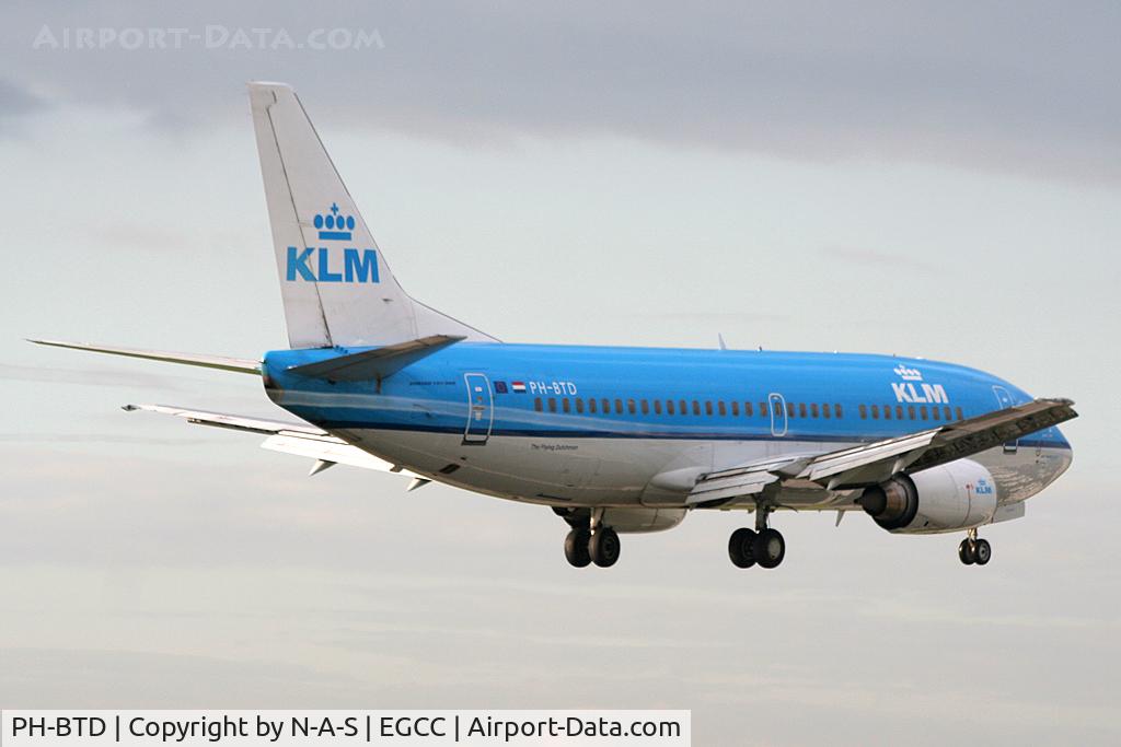 PH-BTD, 1992 Boeing 737-306 C/N 27420, Arriving 23R