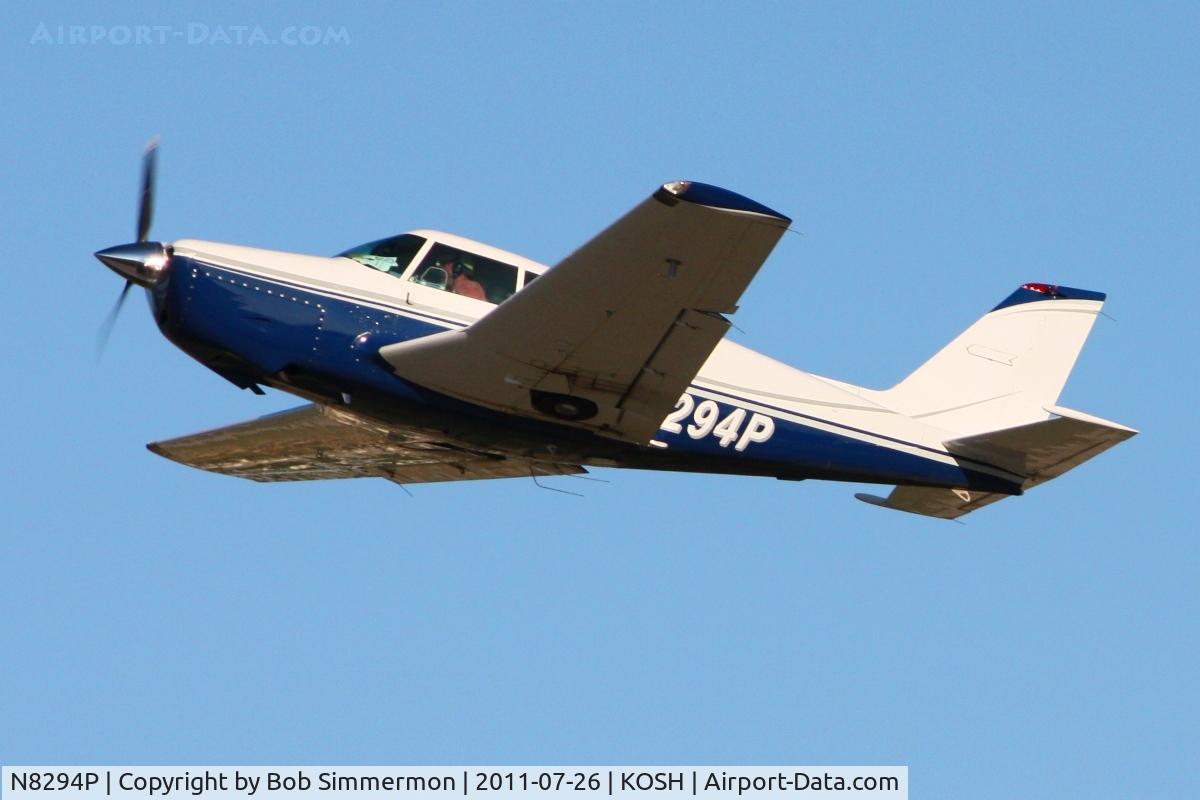 N8294P, 1963 Piper PA-24-250 Comanche C/N 24-3547, Departing Airventure 2011.