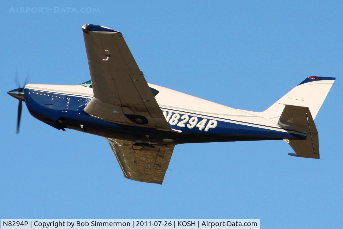 N8294P, 1963 Piper PA-24-250 Comanche C/N 24-3547, Departing Airventure 2011.