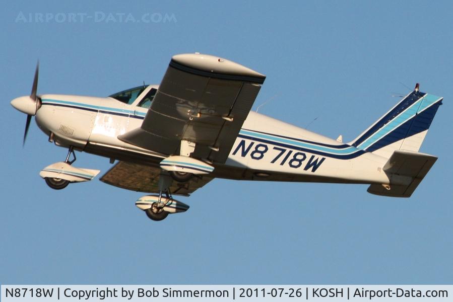 N8718W, 1964 Piper PA-28-235 Pathfinder C/N 28-10253, Departing Airventure 2011.