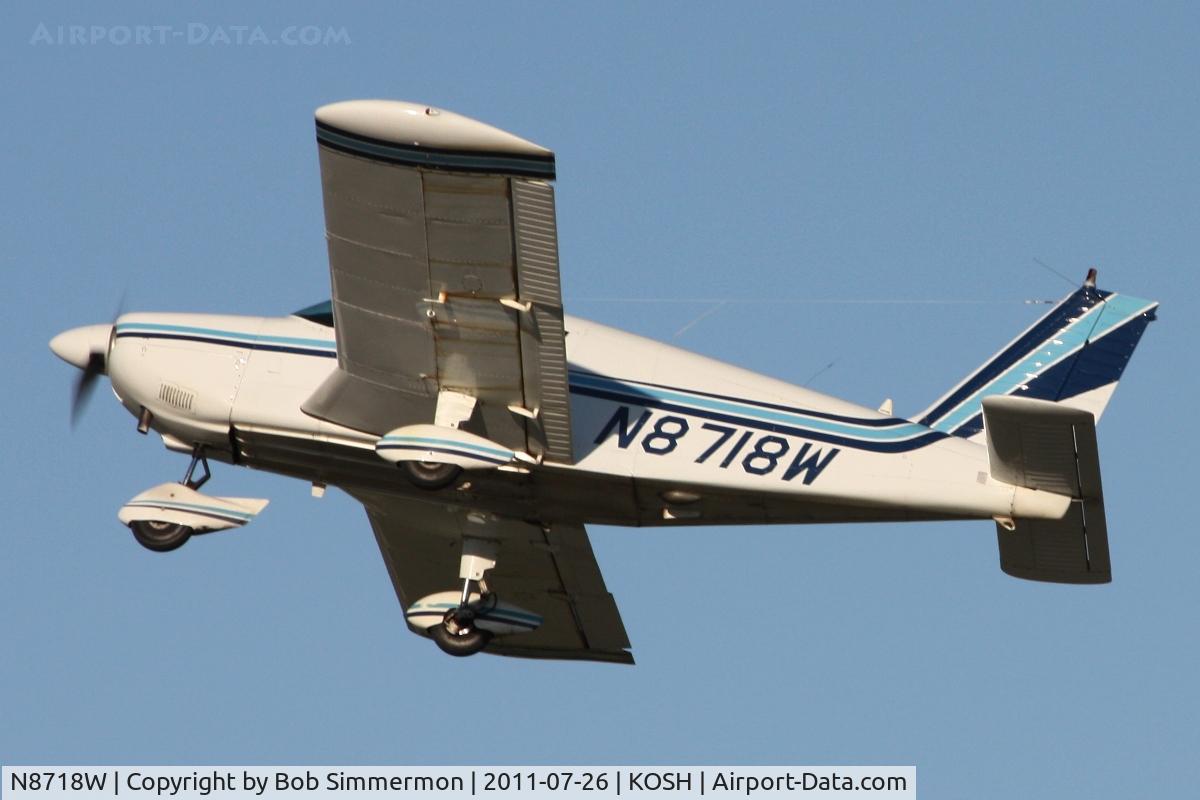 N8718W, 1964 Piper PA-28-235 Pathfinder C/N 28-10253, Departing Airventure 2011.
