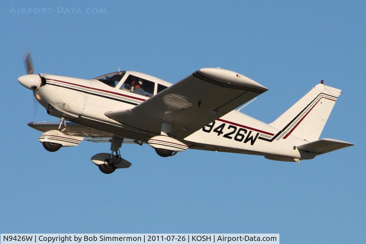 N9426W, 1968 Piper PA-28-235 Pathfinder C/N 28-11129, Departing Airventure 2011.