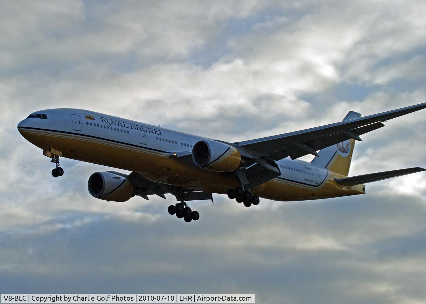 V8-BLC, 2001 Boeing 777-212/ER C/N 28524, London-Heathrow, UK  July 10, 2010