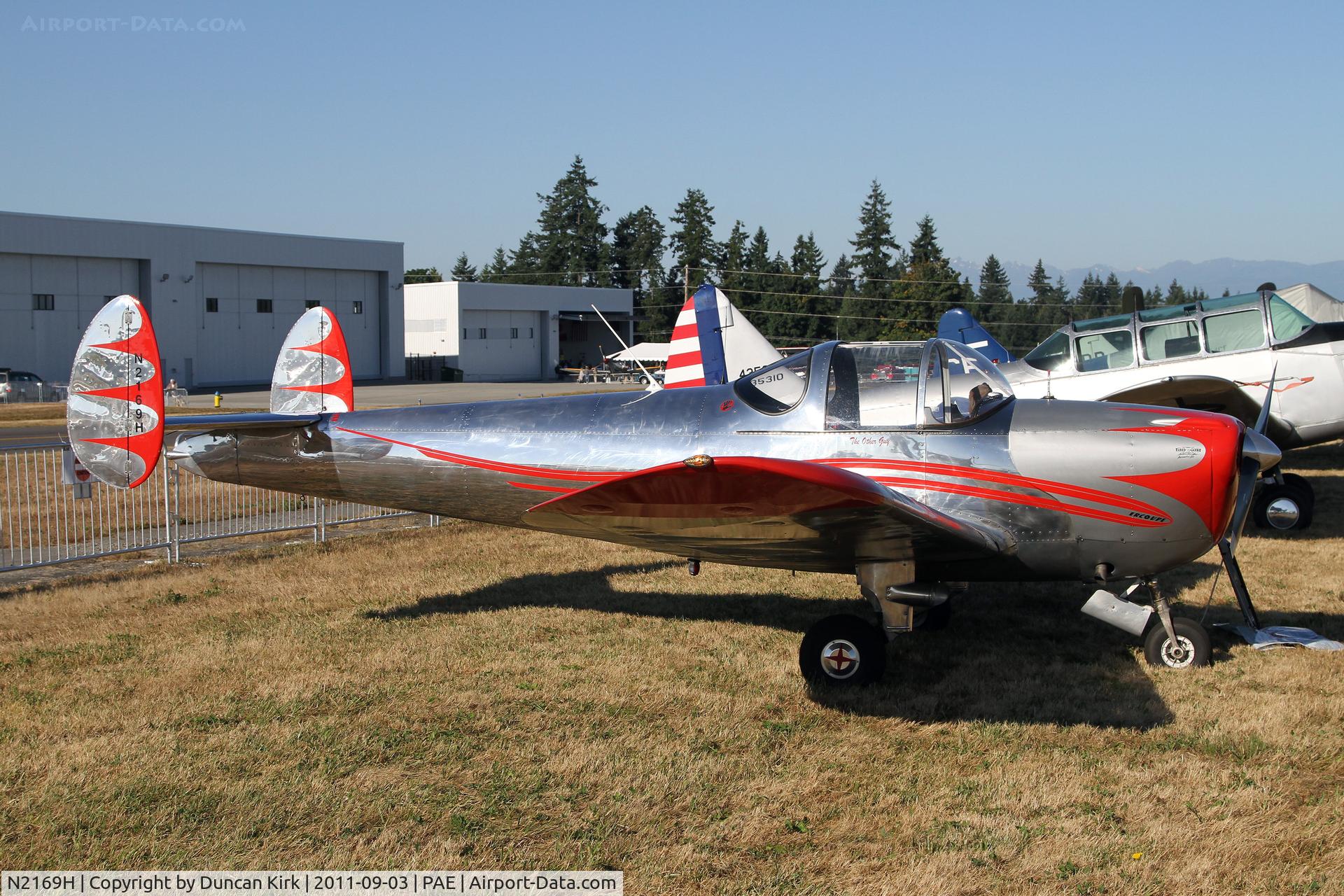 N2169H, 1946 Erco 415C Ercoupe C/N 2792, This Ercoupe joined 50+ other aircraft at the Vintage Aircraft Day at Everett