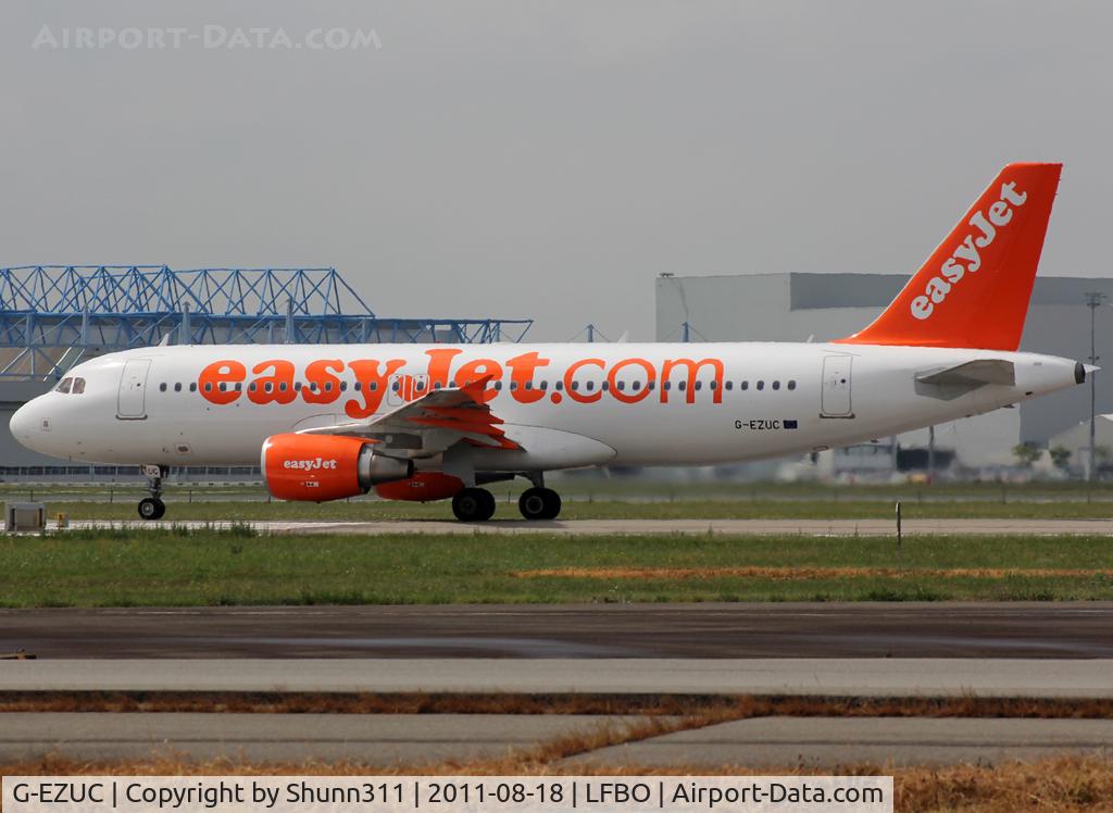 G-EZUC, 2011 Airbus A320-214 C/N 4591, Taking off rwy 14L