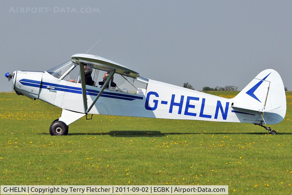 G-HELN, 1958 Piper L-21B Super Cub (PA-18-135) C/N 18-3400, At 2011 LAA Rally