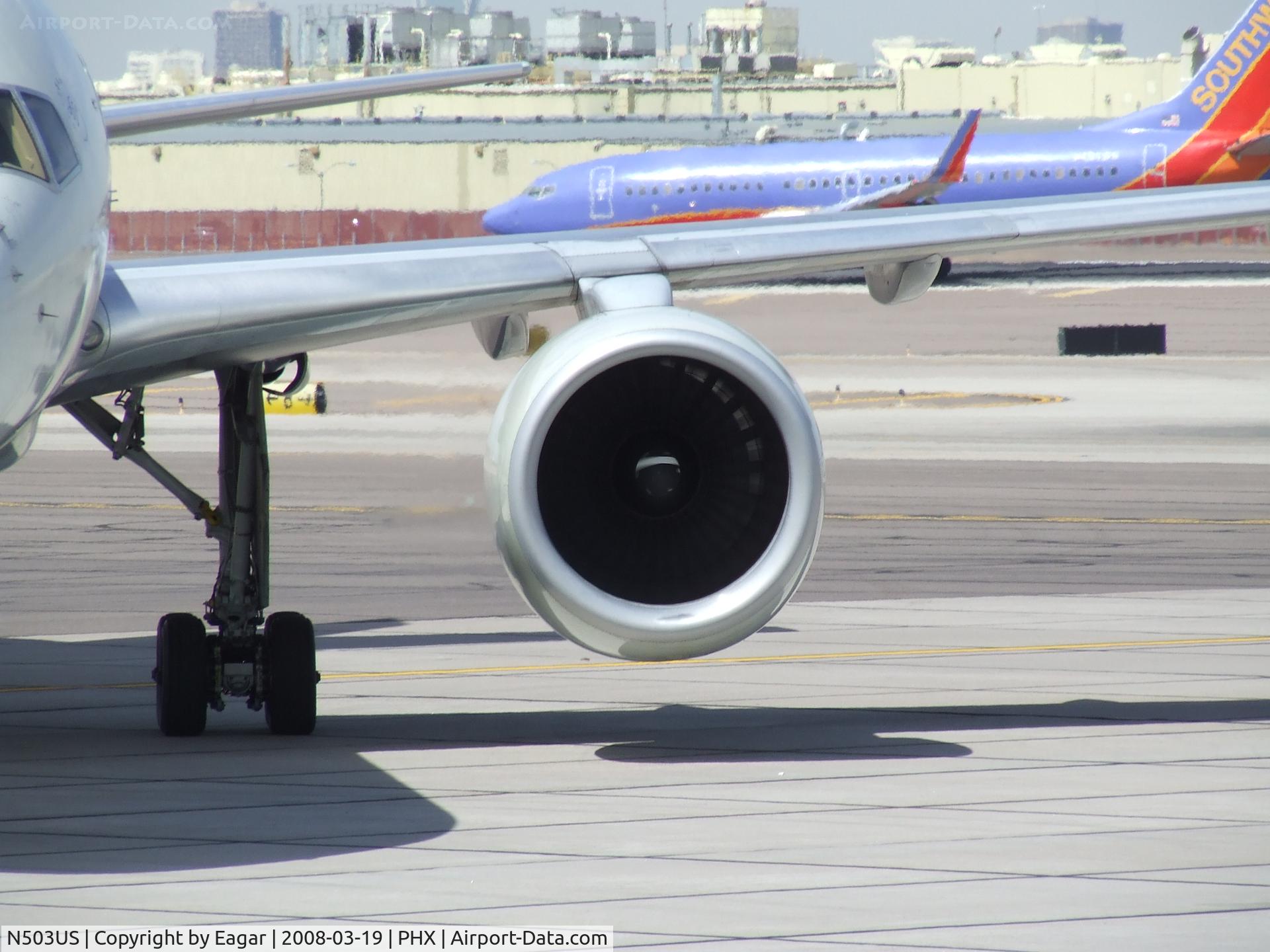 N503US, 1985 Boeing 757-251 C/N 23192, Pure power!