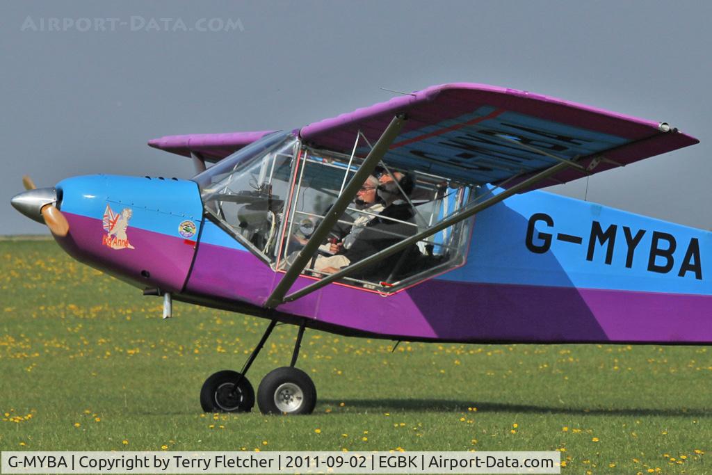 G-MYBA, 1992 Rans S-6ESD Coyote II C/N PFA 204-12210, At 2011 LAA Rally