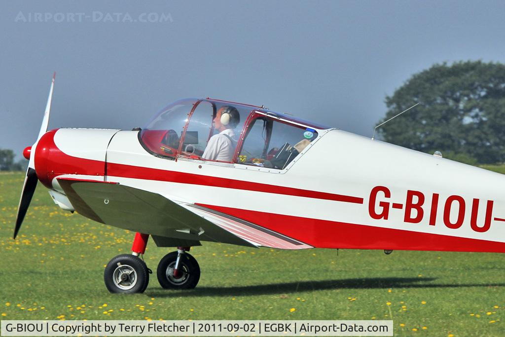 G-BIOU, 1958 Jodel D-117A C/N 813, At 2011 LAA Rally