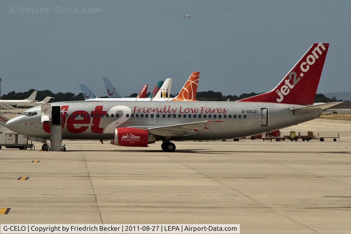 G-CELO, 1988 Boeing 737-33A(QC) C/N 24028, parked at the apron