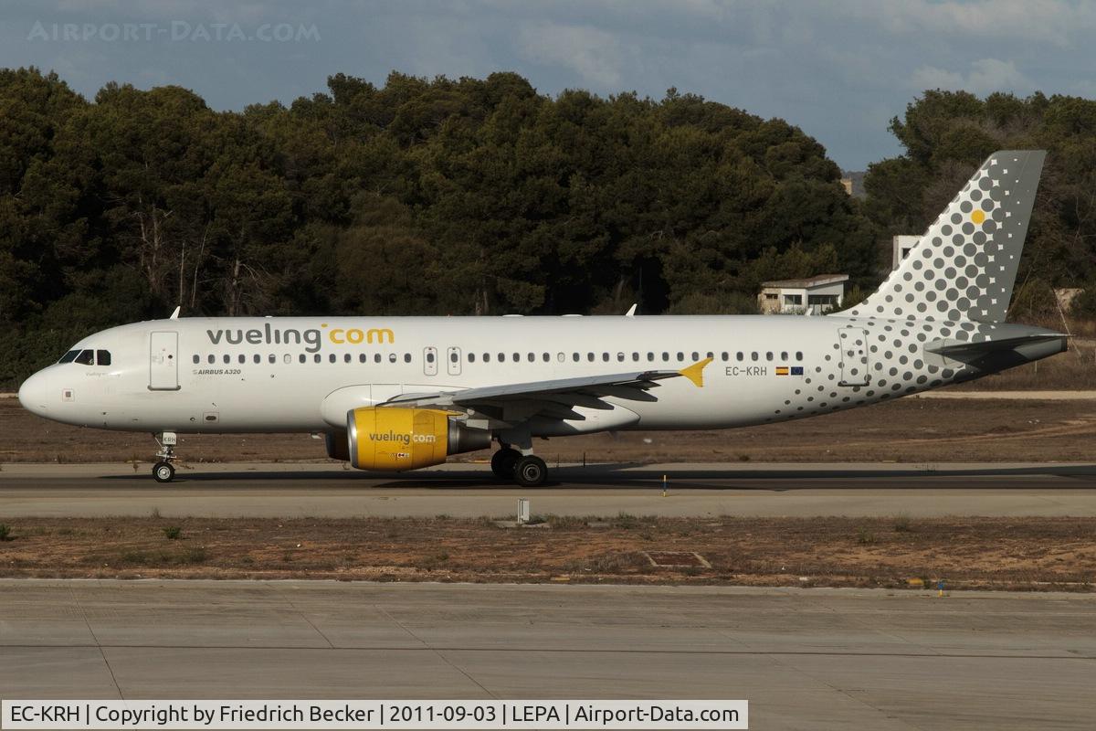 EC-KRH, 2008 Airbus A320-214 C/N 3529, taxying to the active