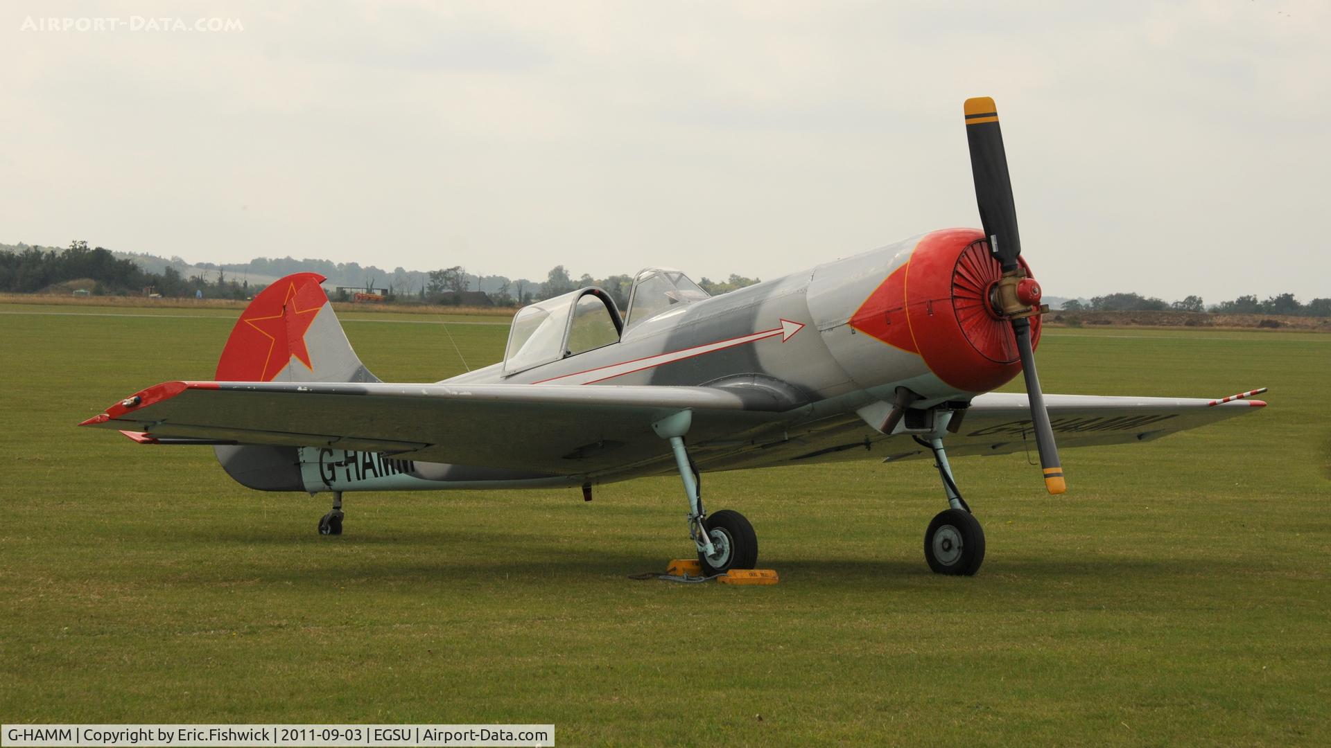 G-HAMM, 1983 Yakovlev Yak-50 C/N 832409, 3. G-HAMM at The Duxford Air Show, September 2011