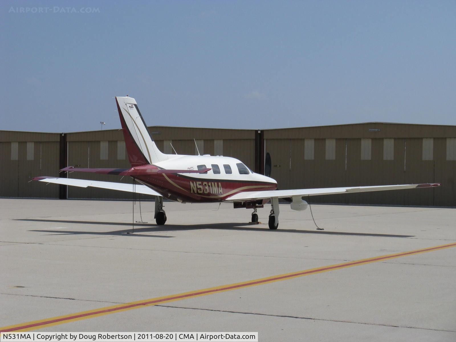 N531MA, 2002 Piper PA-46-350P Malibu Mirage C/N 4636331, 2002 Piper PA-46-350P MALIBU MIRAGE TURBO, Lycoming TIO-540-AE2A 350 Hp