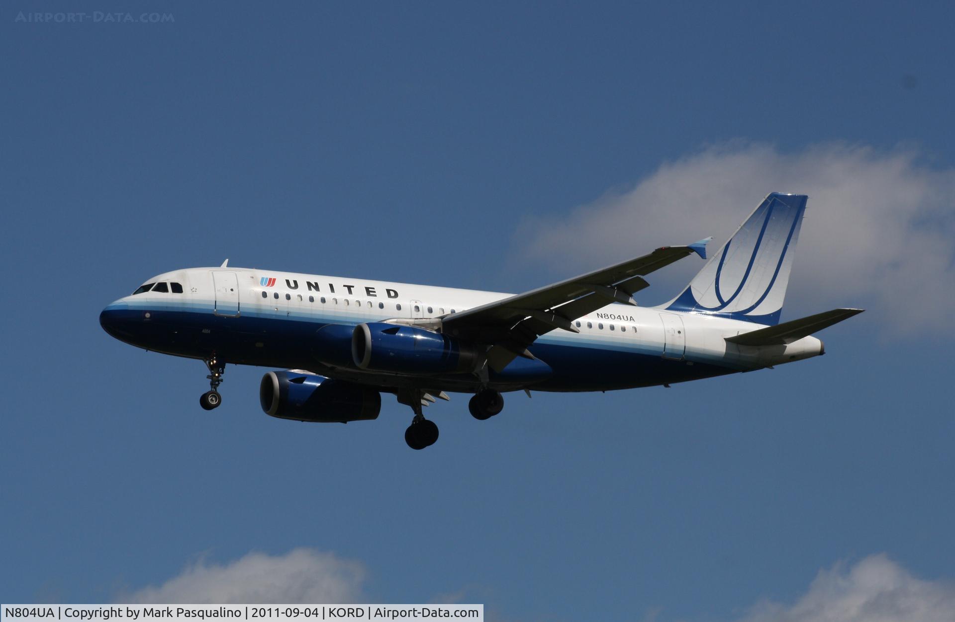 N804UA, 1997 Airbus A319-131 C/N 759, Airbus A319