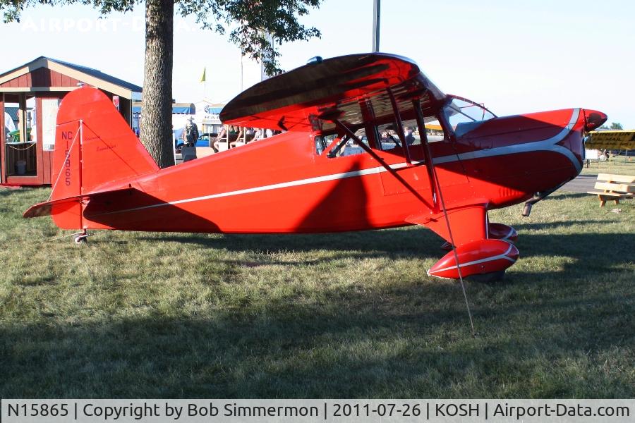 N15865, 1936 Rearwin 6000 C/N 302, On display at Airventure 2011.