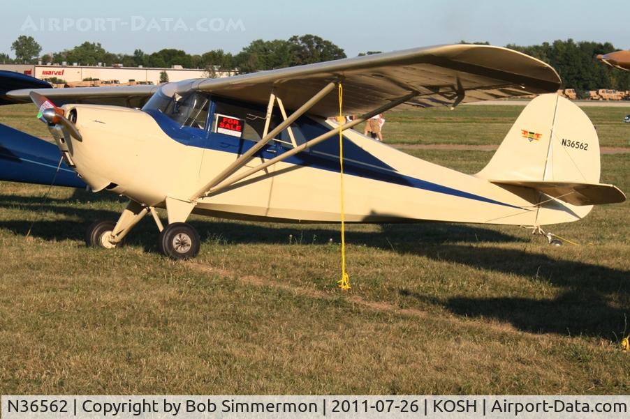 N36562, 1941 Aeronca 65-CA Super Chief C/N CA16681, Airventure 2011.