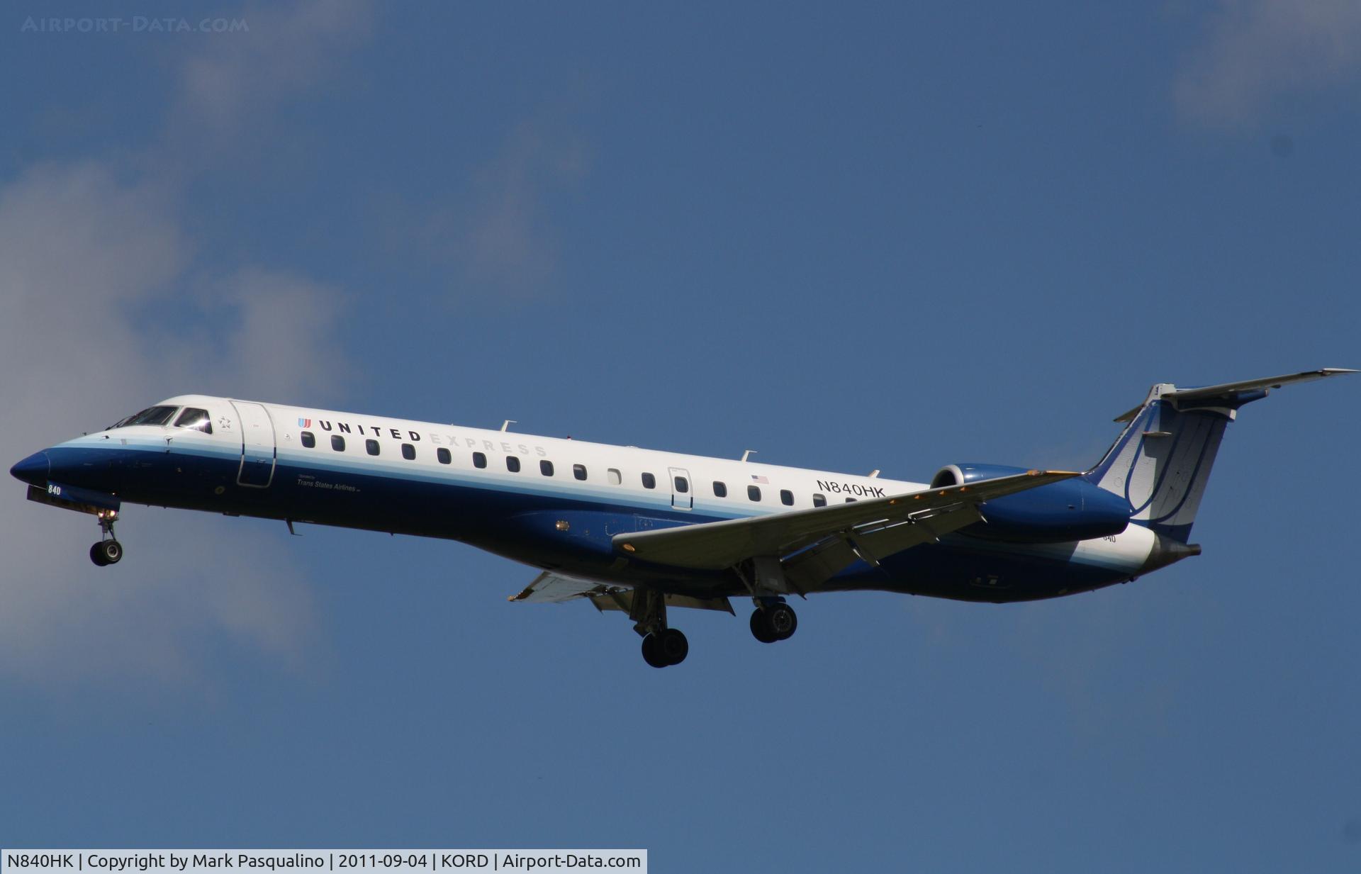 N840HK, 2001 Embraer ERJ-145LR (EMB-145LR) C/N 145341, EMB-145LR