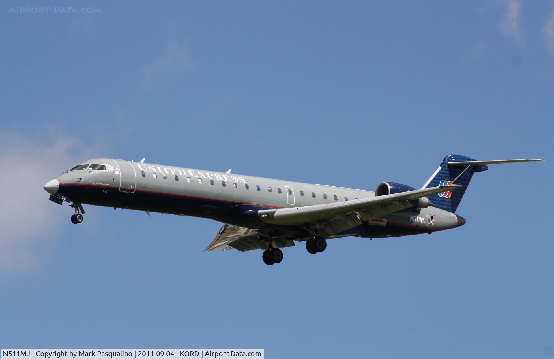 N511MJ, 2003 Bombardier CRJ-700 (CL-600-2C10) Regional Jet C/N 10104, CL-600-2C10