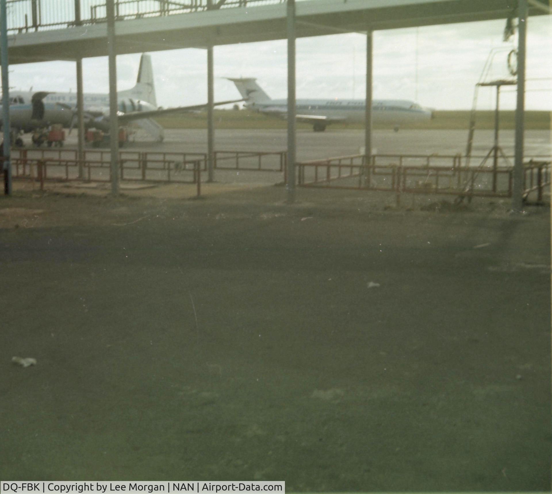 DQ-FBK, 1969 Hawker Siddeley HS.748 Series 2A C/N 1665, At Nadi Oct 1974