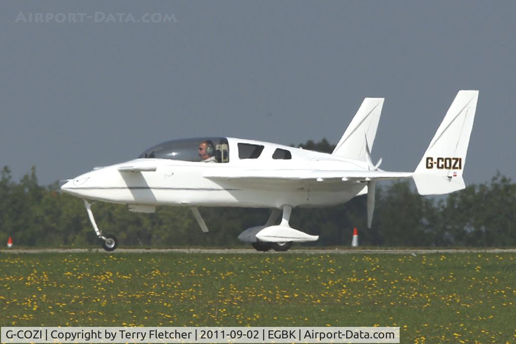 G-COZI, 1993 Co-Z Cozy Mark III C/N PFA 159-12162, At 2011 LAA Rally