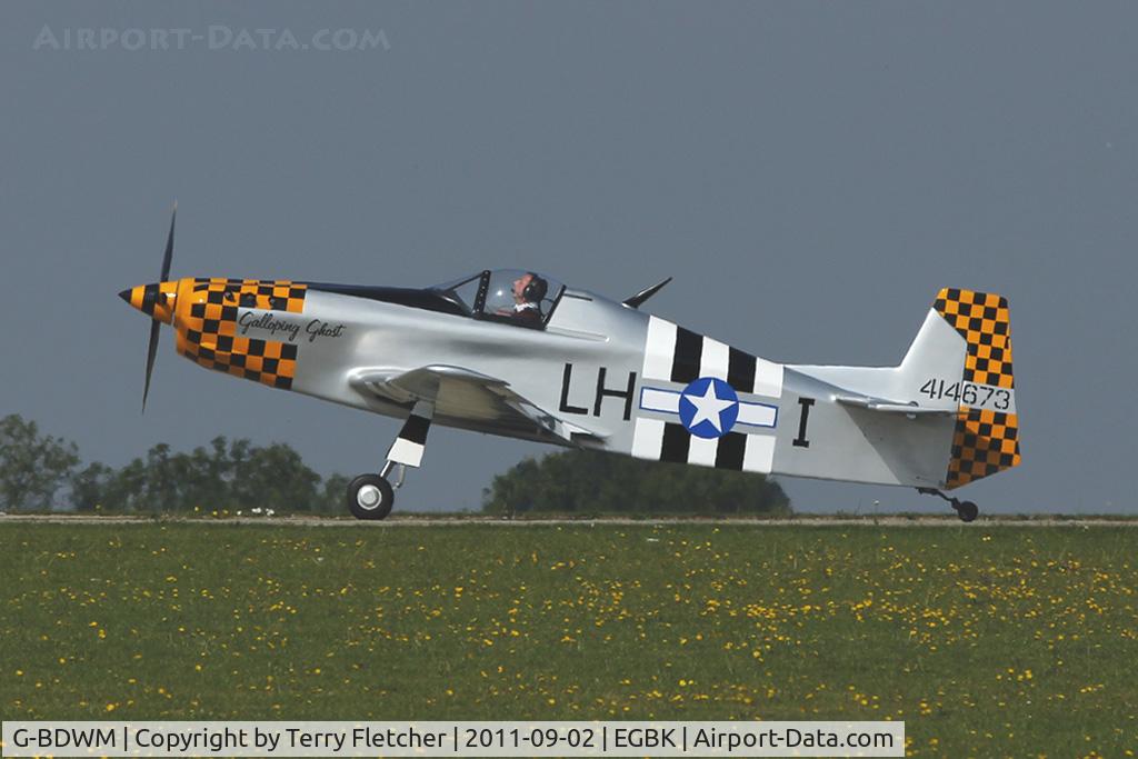 G-BDWM, 1990 Bonsall DB1 Mustang C/N PFA 073-10200, At 2011 LAA Rally