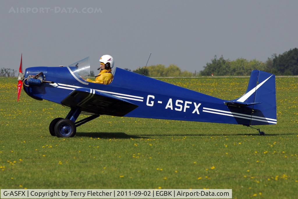 G-ASFX, 1967 Druine D.31 Turbulent C/N PFA 513, At 2011 LAA Rally
