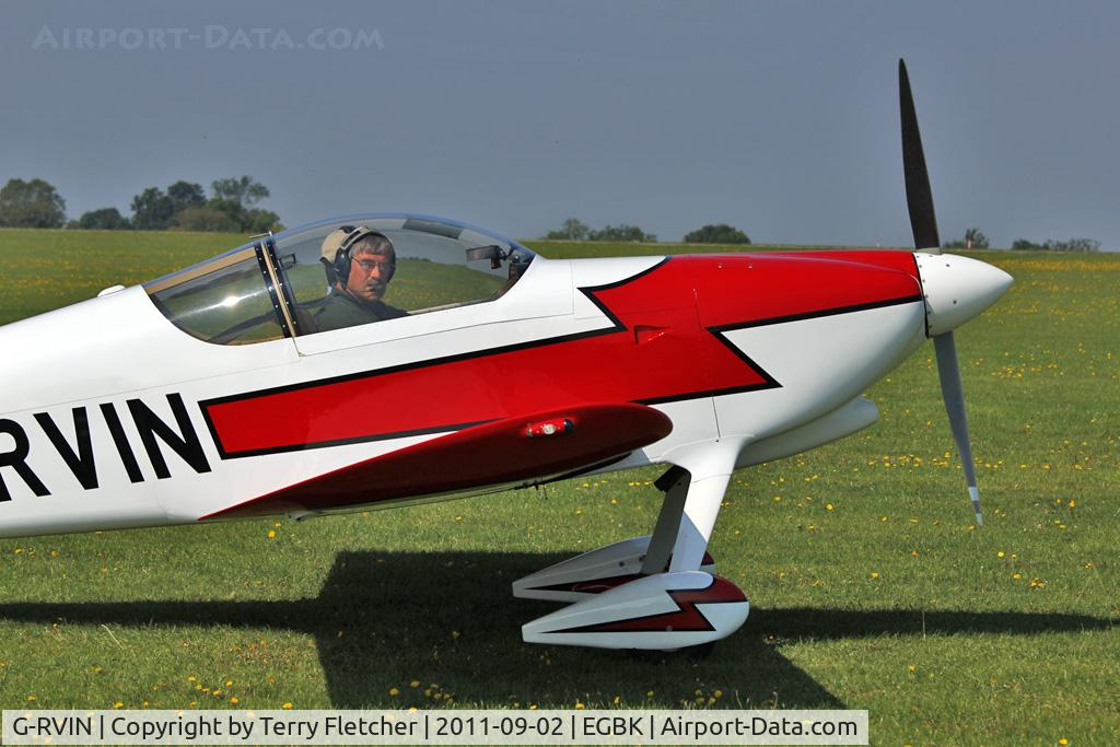G-RVIN, 1999 Vans RV-6 C/N PFA 181-13236, At 2011 LAA Rally