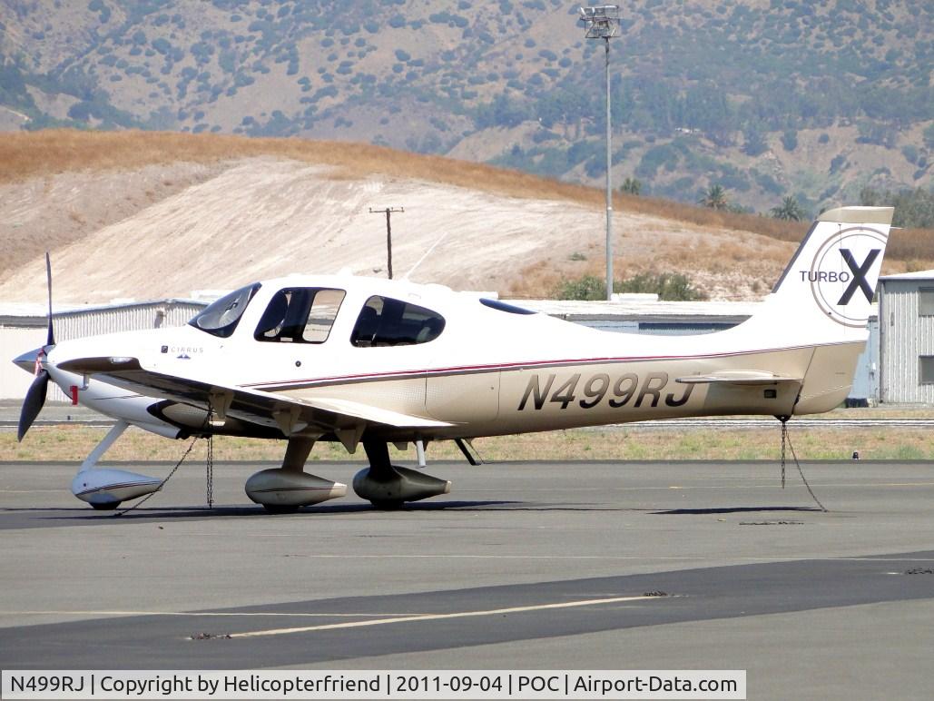 N499RJ, Cirrus SR22X Turbo C/N 3588, Parked in transient parking
