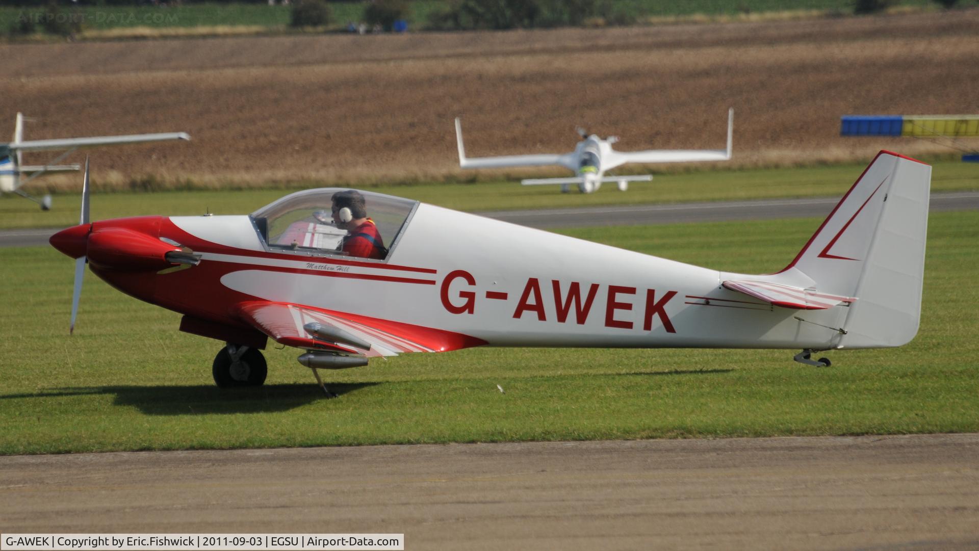 G-AWEK, 1968 Sportavia-Putzer Fournier RF-4D C/N 4071, 1. G-AWEK at The Duxford Air Show, September 2011.