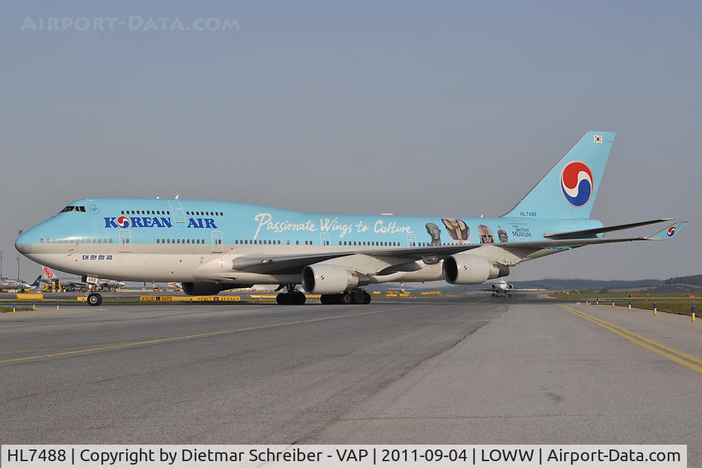 HL7488, Boeing 747-4B5 C/N 26394, Korean Air Boeing 747-400