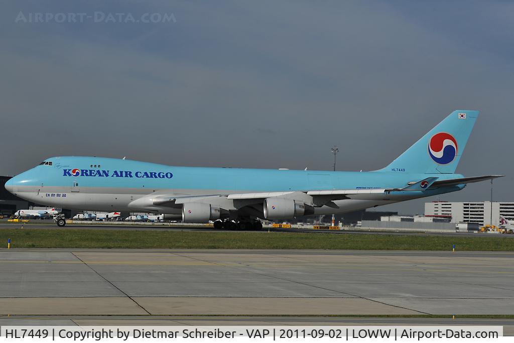 HL7449, 2000 Boeing 747-4B5F/SCD C/N 26411, Korean Air Boeing 747-400