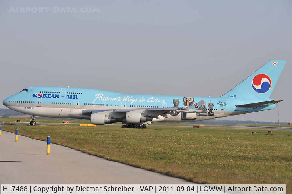 HL7488, Boeing 747-4B5 C/N 26394, Korean Air Boeing 747-400
