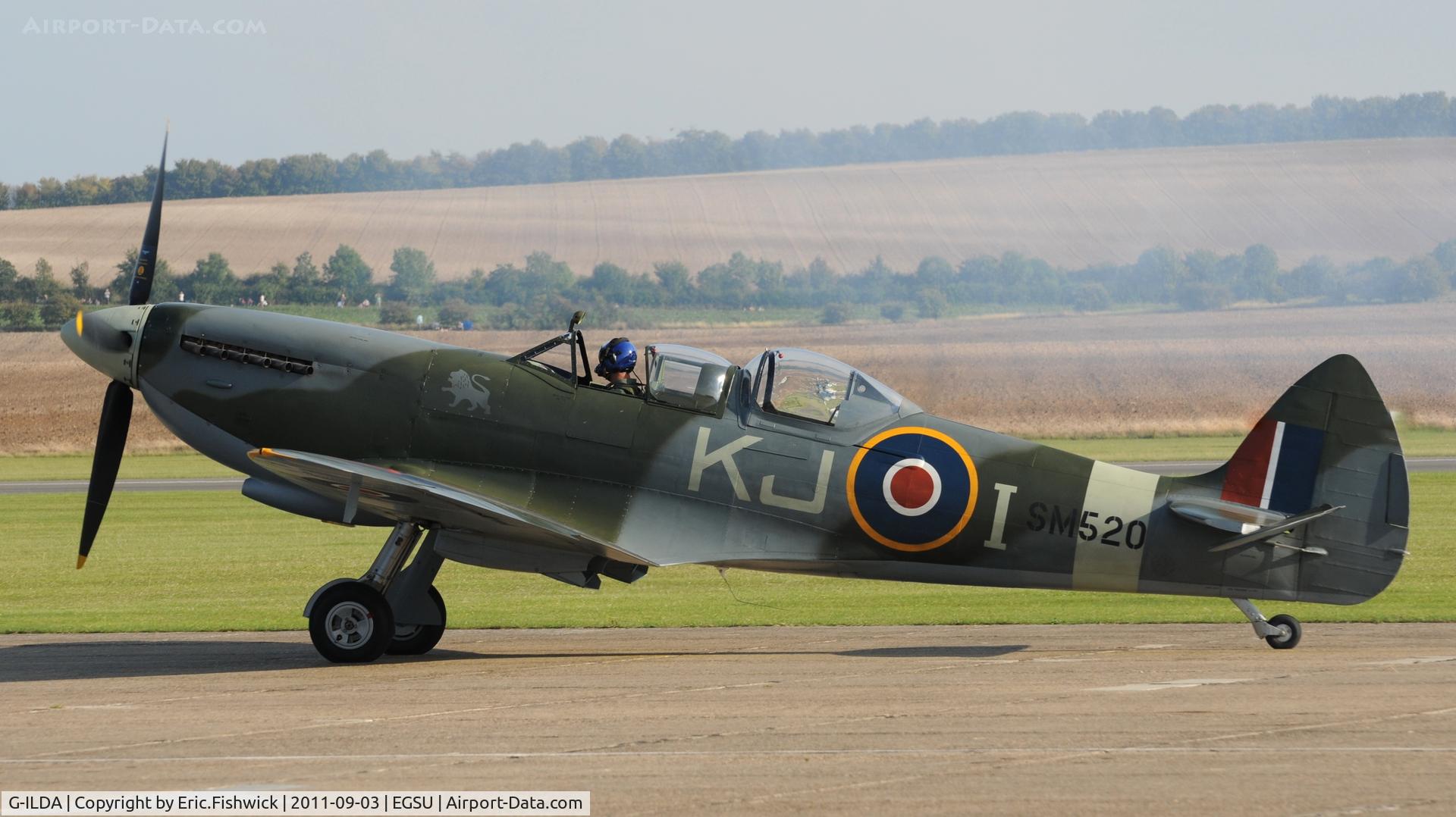 G-ILDA, 1944 Supermarine 509 Spitfire TR.IXc C/N CBAF.10164, 1. 'City of St Albans' SM520 at The Duxford Air Show, September 2011.