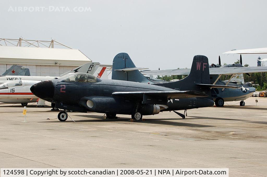 124598, 1951 Douglas F3D-2 Skyknight C/N 7468, 1951 Douglas F3D-2 Skyknight at the National Naval Aviation Museum, Pensacola, FL
