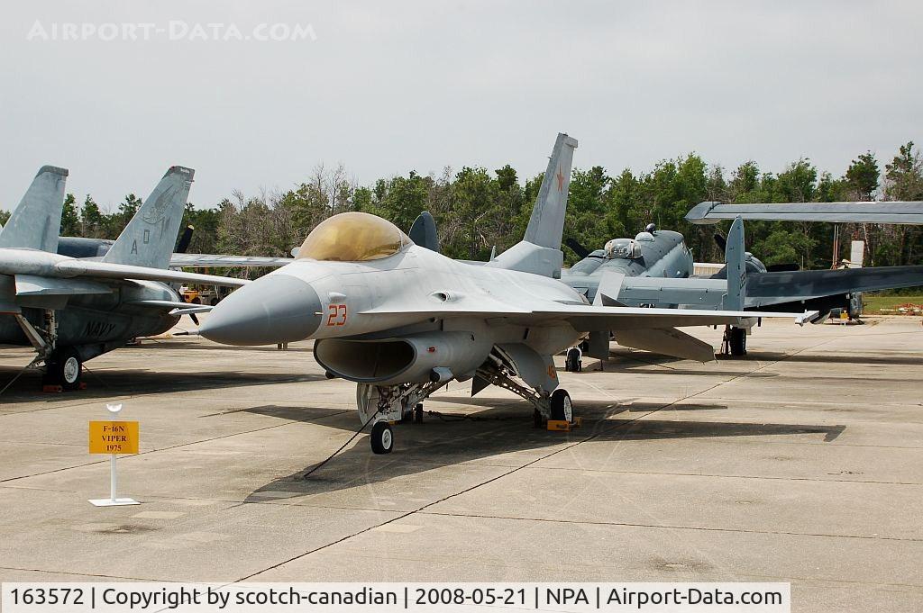163572, General Dynamics F-16N Fighting Falcon C/N 3M-17, General Dynamics F-16N Fighting Falcon at the National Naval Aviation Museum, Pensacola, FL