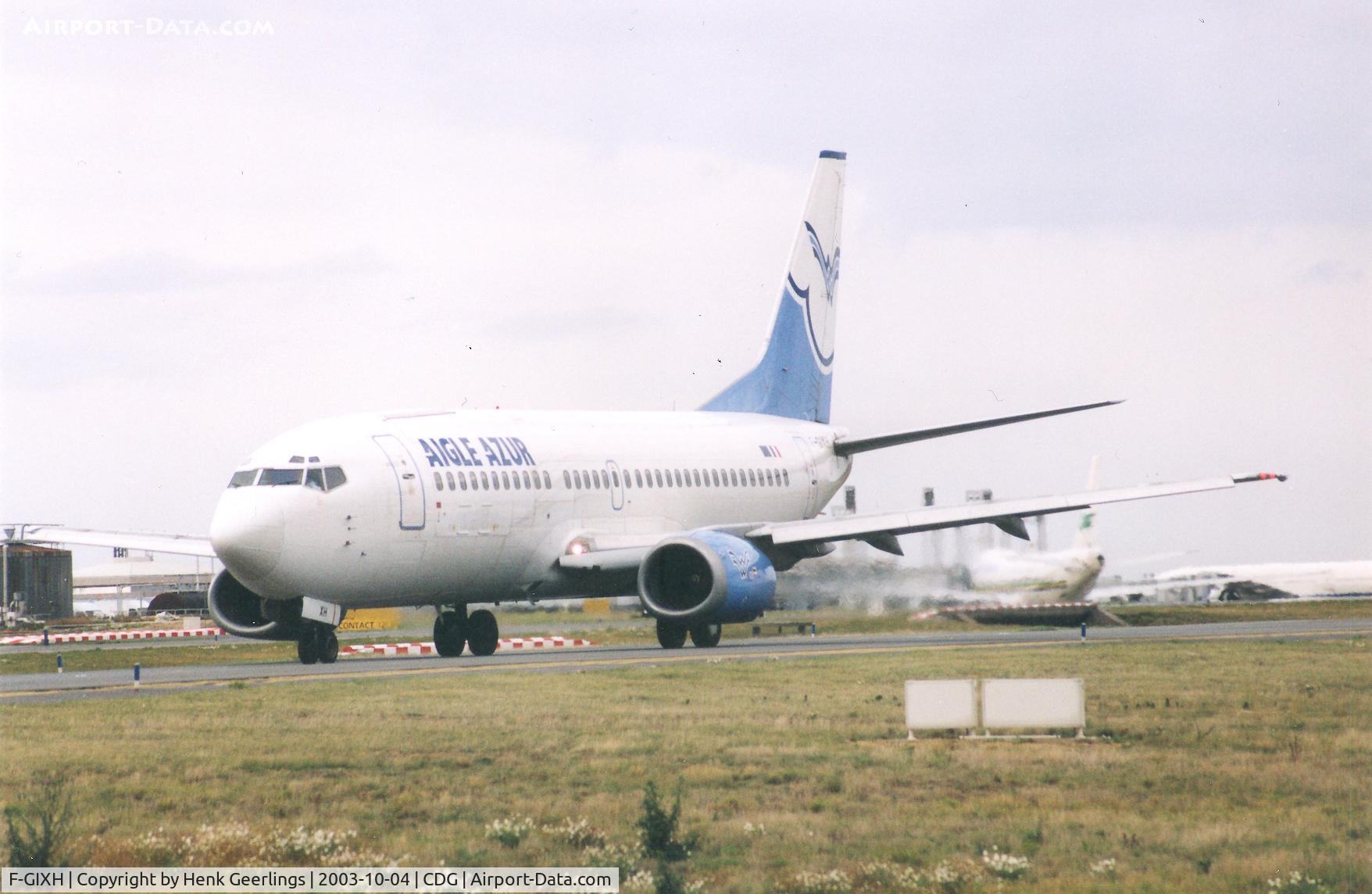 F-GIXH, 1987 Boeing 737-353 C/N 23788, Aigle Azur