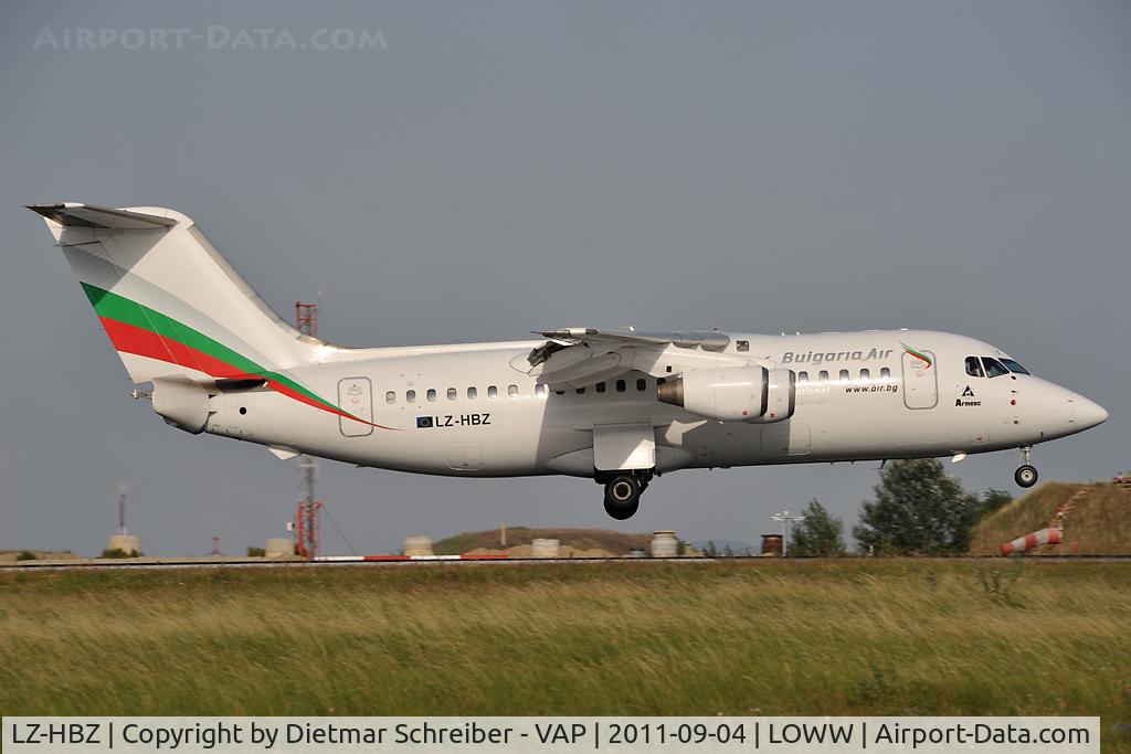 LZ-HBZ, 1988 British Aerospace BAe.146-200 C/N E2103, Bulgaria Air Bae 146