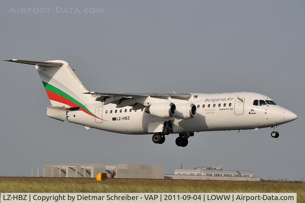 LZ-HBZ, 1988 British Aerospace BAe.146-200 C/N E2103, Bulgaria Air Bae 146