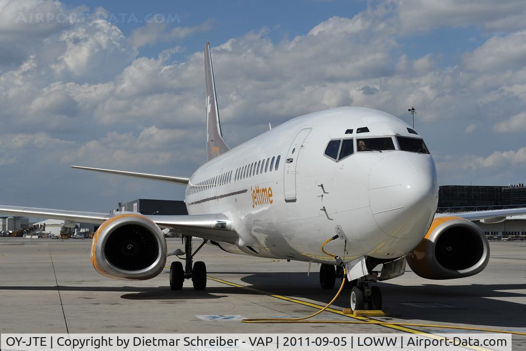 OY-JTE, 1995 Boeing 737-3L9 C/N 27834, Jet Time Boeing 737-300